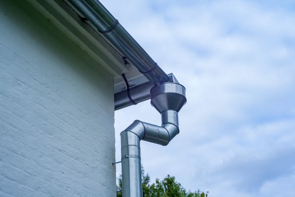 Metal Downspout Replacement in Kinston