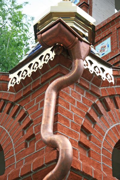 Church Downspout Installation in Kinston